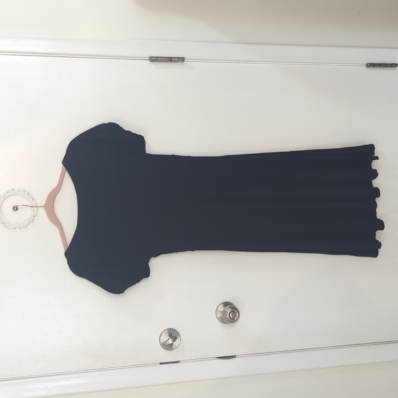 Vintage 2000s Smart Set little black dress size small - Picture 3 of 5